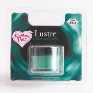 Rainbow Dust Edible Glitter Cosmic Green 3 g