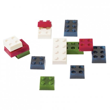 Chocolate bricks moulds in polycarbonate 275 x 205 mm (12 moulds)