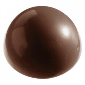 Moule 12 demi sphères en polycarbonate pour chocolat