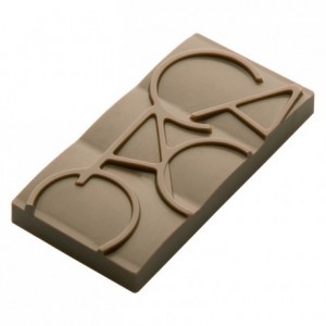 Moule 12 mini tablettes cacao 20 g en polycarbonate pour chocolat
