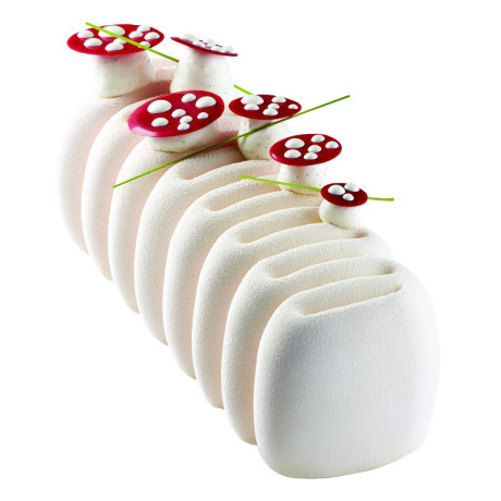 Moule silicone bûche Crème 250 x 84 x 75 mm