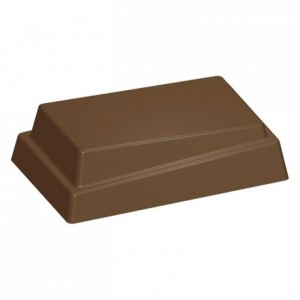 Moule 25 bonbons rectangles en polycarbonate pour chocolat 275 x 175 mm