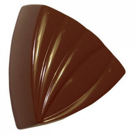 Chocolate mould polycarbonate 28 striped triangle