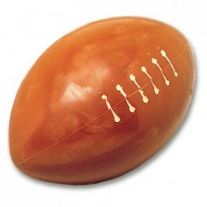 Chocolate mould polycarbonate 2 rugby ball