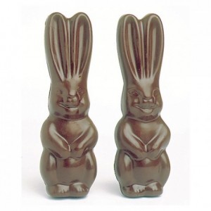 Chocolate mould polycarbonate 6 rabbit