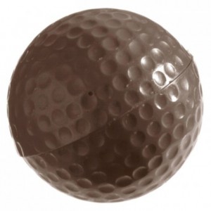 Moule 9 balles de golf Ø 40 mm en polycarbonate pour chocolat