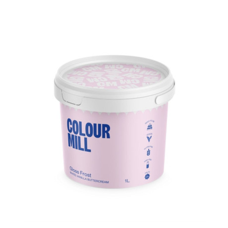 Crème au beurre Gloss Frost Colour Mill White 1 L