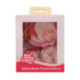 Fleurs comestibles en azyme FunCakes grande magnolia rose 6 cm 6 pièces