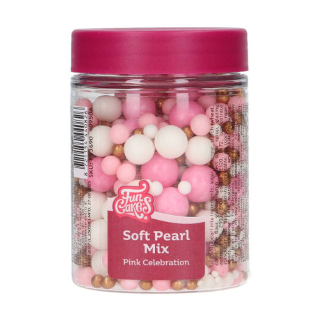 Soft Pearl Mix FunCakes Pink Celebration 80 g