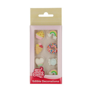 Sugar Decorations FunCakes festive occasions 8 pieces