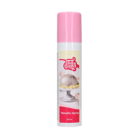 Metallic Spray FunCakes silver 100 ml