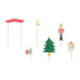 Toppers PartyDeco Nutcracker 6 pieces