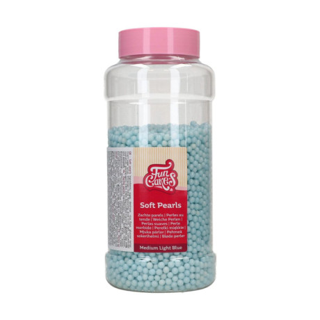 Soft Pearls FunCakes light blue 5 mm 500 g