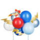 Balloon Topper PartyDeco airplane 29 cm
