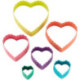 Double-Sided Cutters Wilton heart 6 pieces