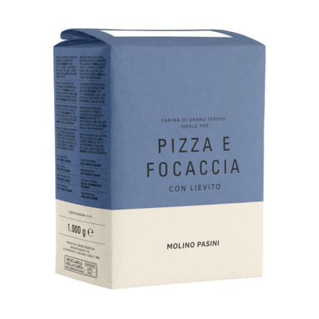Mélange pour pizza et focaccia avec levure Molino Pasini 1 kg