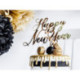 Topper PartyDeco Happy New Year gold 24 cm