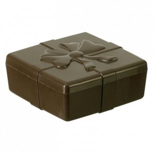 Chocolate mould polycarbonate 1 ribbon square box
