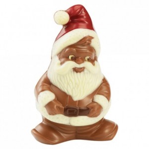 Moule Père Noël lutin en polycarbonate pour chocolat