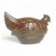 Chocolate mould polycarbonate hen on basket