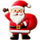 Découpoir Wilton père Noël 10 cm