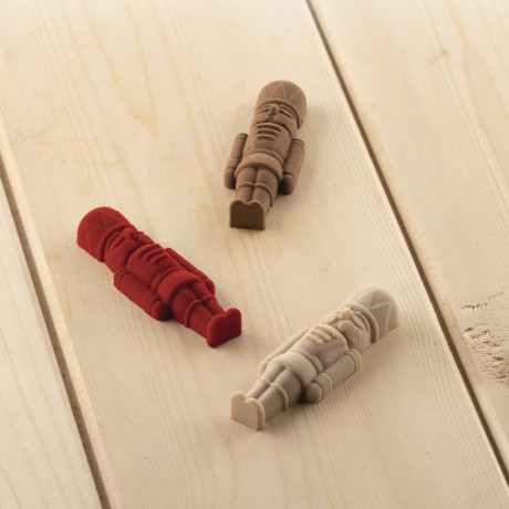Nutcracker chocolate silicone mould