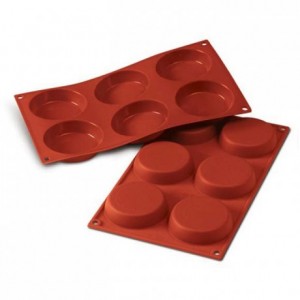 Flans silicone mould Ø 80 mm