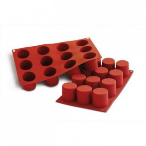 Cylinders silicone mould Ø 50 mm