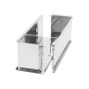 Moule à pâté en croute démontable inox 50 x 7 x 9 cm - MF