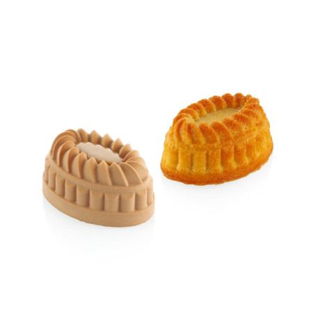 Moule silicone Pleincoeur ovale 124 mm x 84 mm x 43 mm