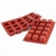 Cubes silicone mould 35 x 35 mm