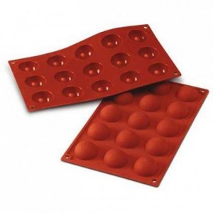 Half-spheres silicone mould Ø 40 mm