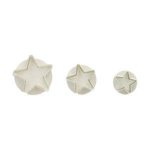 Wilton Star mini plunger cutter pk/3