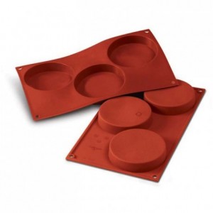 Discs silicone mould Ø 103 mm