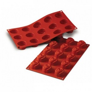 Moule silicone mini roses Ø 40 mm