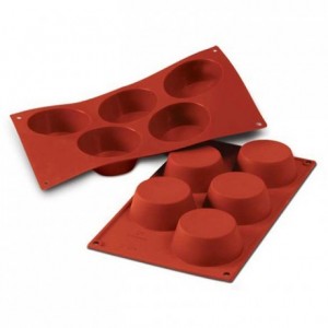 Moule silicone muffins grands Ø 81 mm