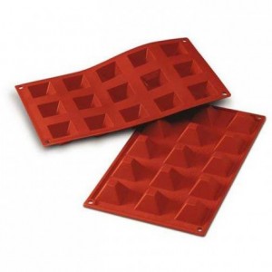 Pyramid silicone mould 36 x 36 mm