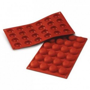 Moule silicone pomponettes Ø 34 mm