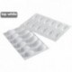 Moule silicone quenelles 63 x 29 mm