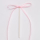 Noeuds à gâteau PME ruban rose clair (lot de 8)