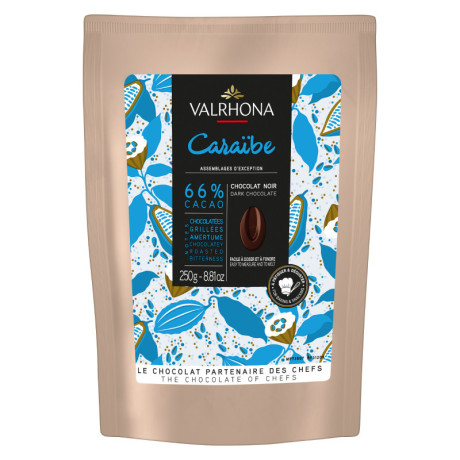Caraïbe 66% dark chocolate Blended Origins Grand Cru beans 250 g