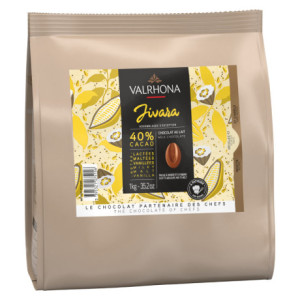 Jivara 40% chocolat au lait de couverture Mariage de Grands Crus fèves 1 kg