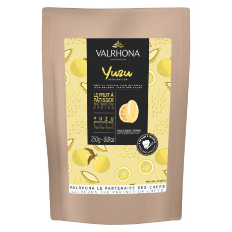 Yuzu Inspiration fruit couverture beans 250 g