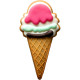 Wilton Cookie Cutter Ice Cream 9 cm
