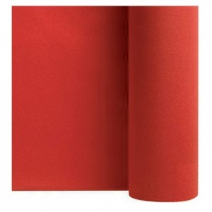 Non woven table cloth red 1.2 x 25 m