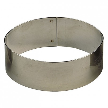 Oval stainless steel H30 75x45 mm