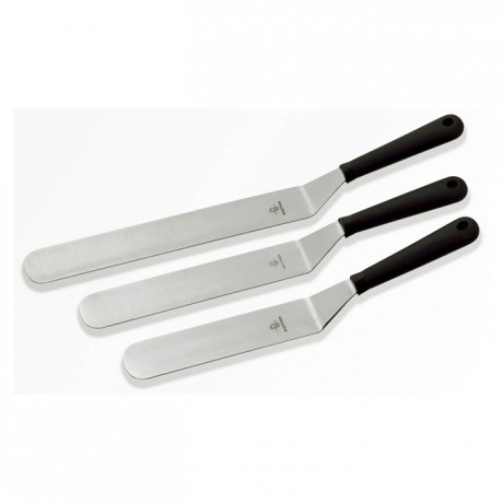 Bent blade spatula stainless steel L 400 mm