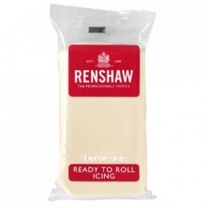 Renshaw Rolled Fondant Pro 250g White Chocolate Flavour