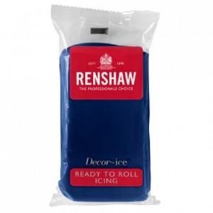 Renshaw Rolled Fondant Pro 250g Navy Blue