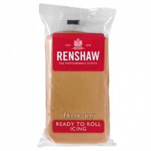 Pâte à sucre Renshaw brun nounours 250 g